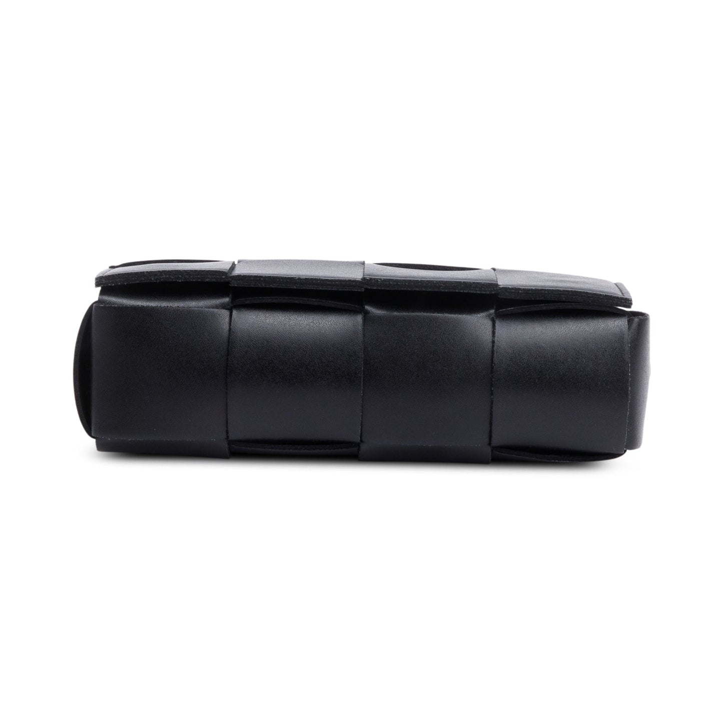 Bottega Veneta Black Nappa Leather Intrecciato Cassette Belt Bag