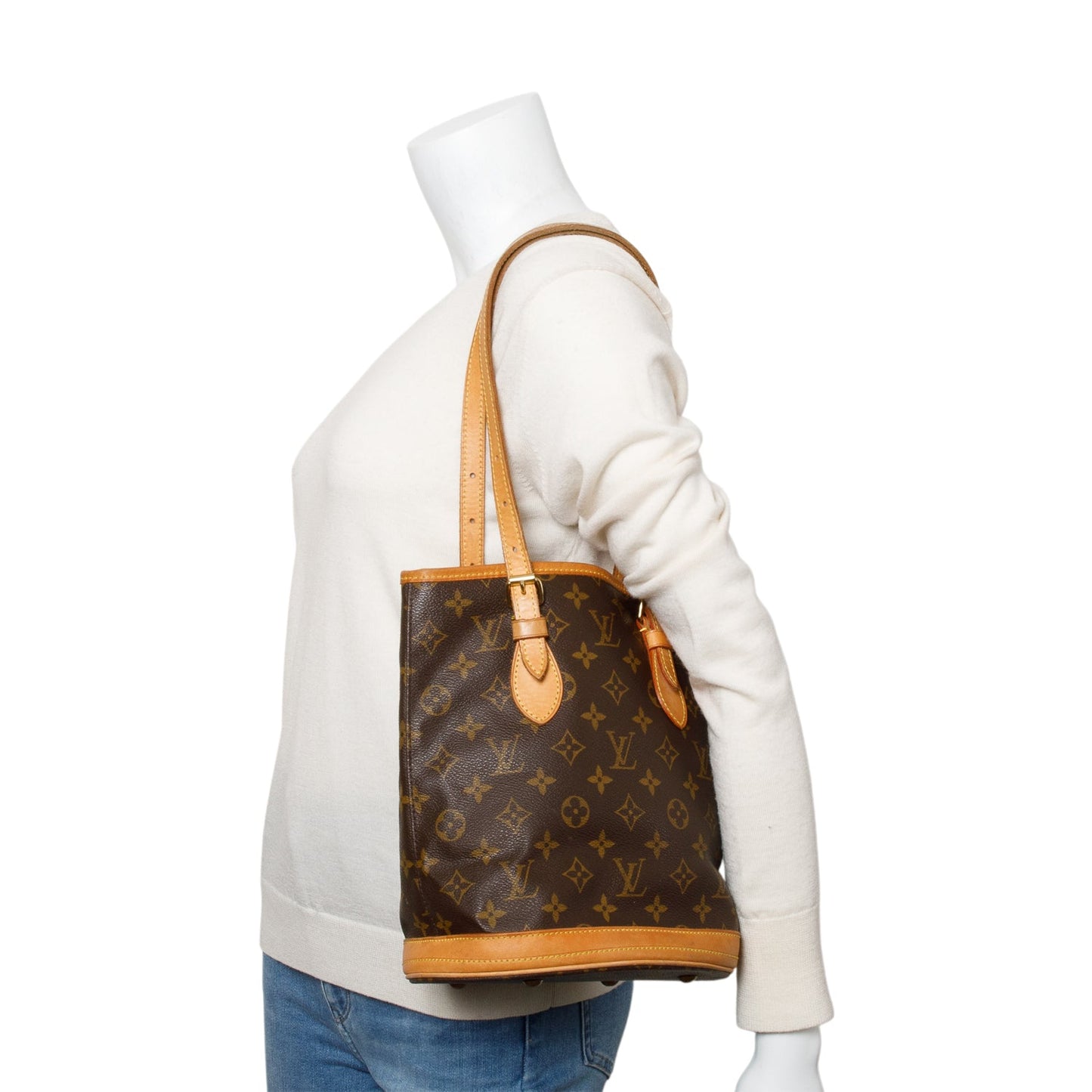 Louis Vuitton Monogram Petit Bucket Bag