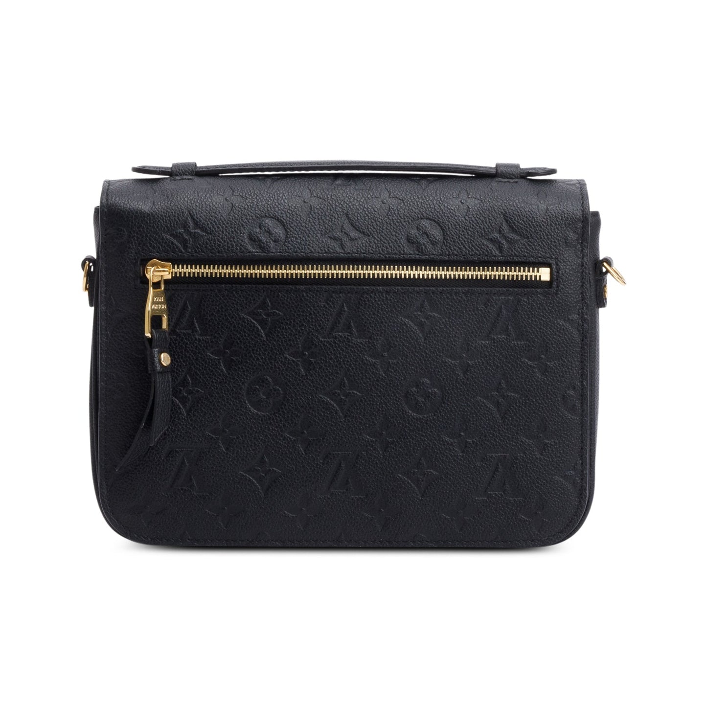 Louis Vuitton Black Monogram Empreinte Leather Pochette Metis