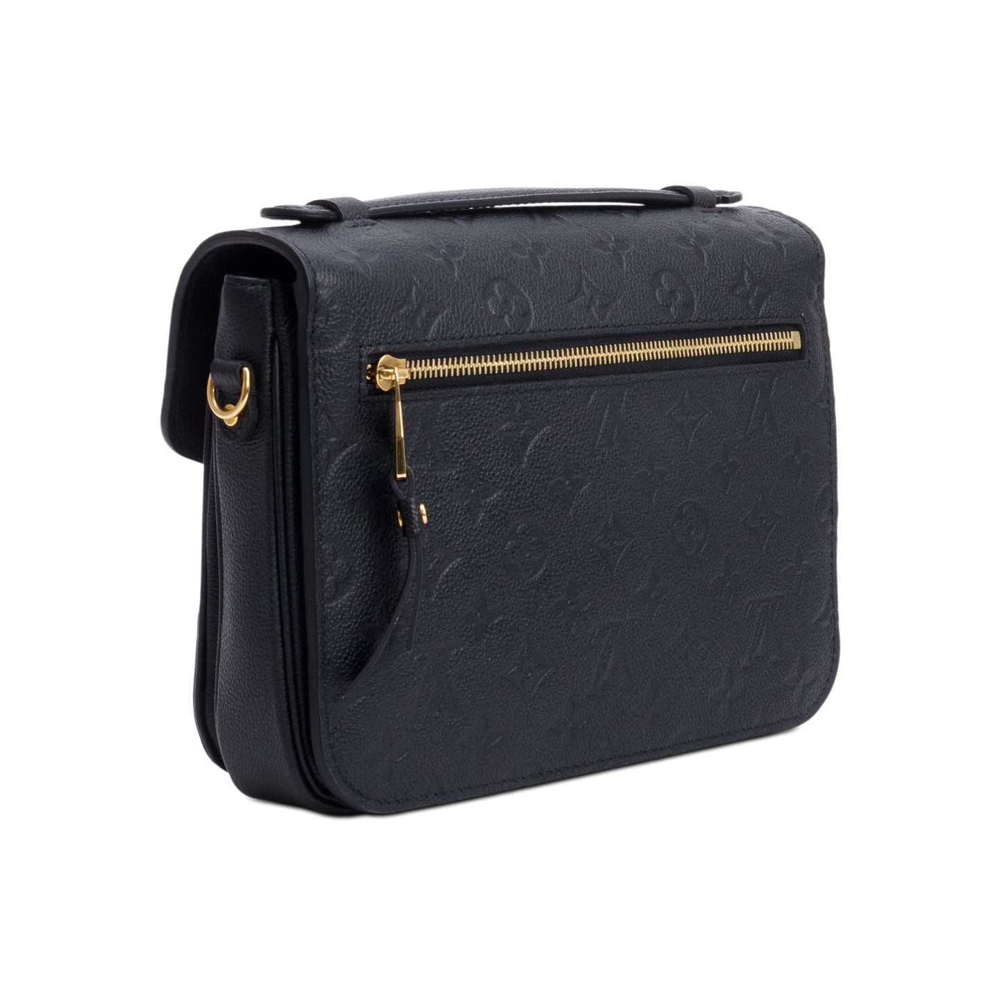 Louis Vuitton Black Monogram Empreinte Leather Pochette Metis