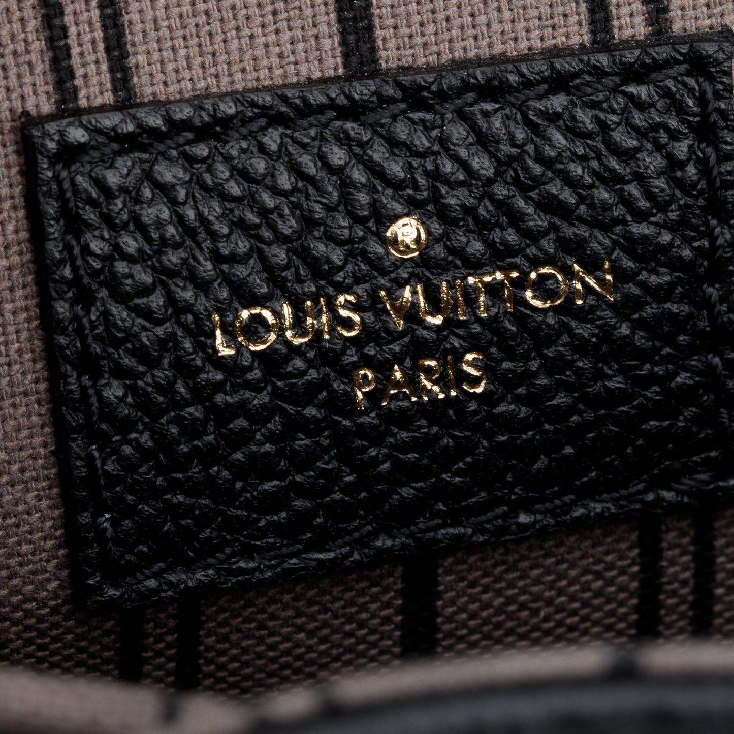 Louis Vuitton Black Monogram Empreinte Leather Pochette Metis