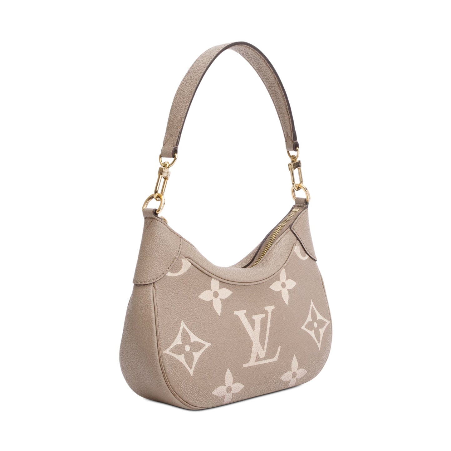 Louis Vuitton 2023 Beige Bicolour Monogram Giant Empreinte Bagatelle
