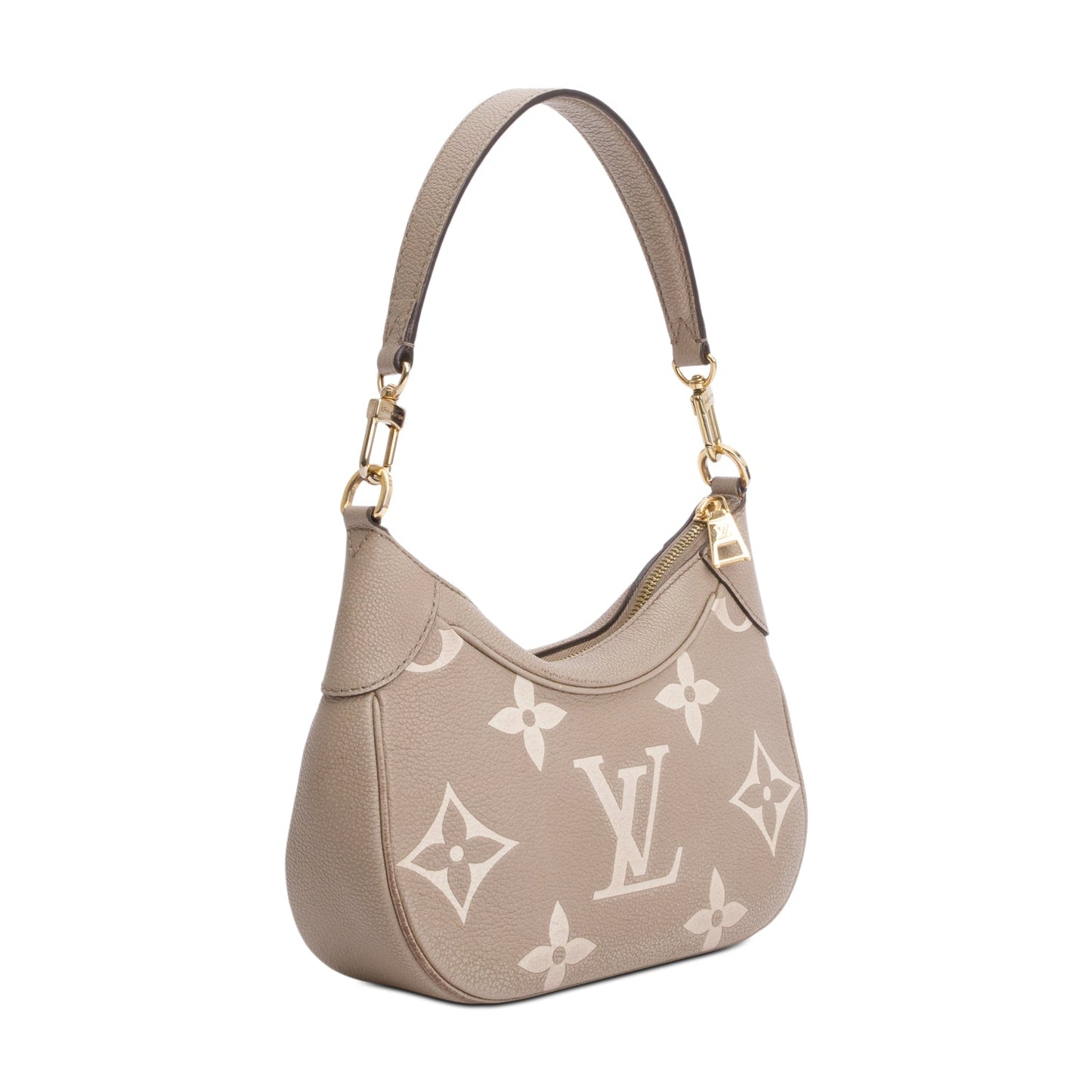 Louis Vuitton 2023 Beige Bicolour Monogram Giant Empreinte Bagatelle