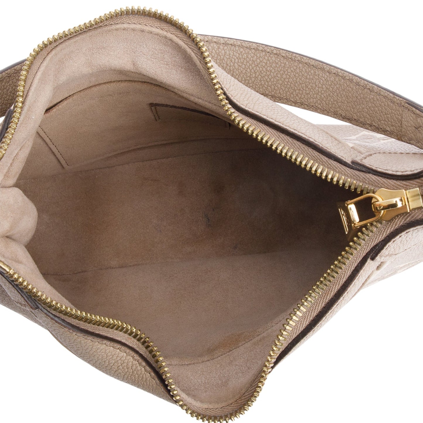 Louis Vuitton 2023 Beige Bicolour Monogram Giant Empreinte Bagatelle