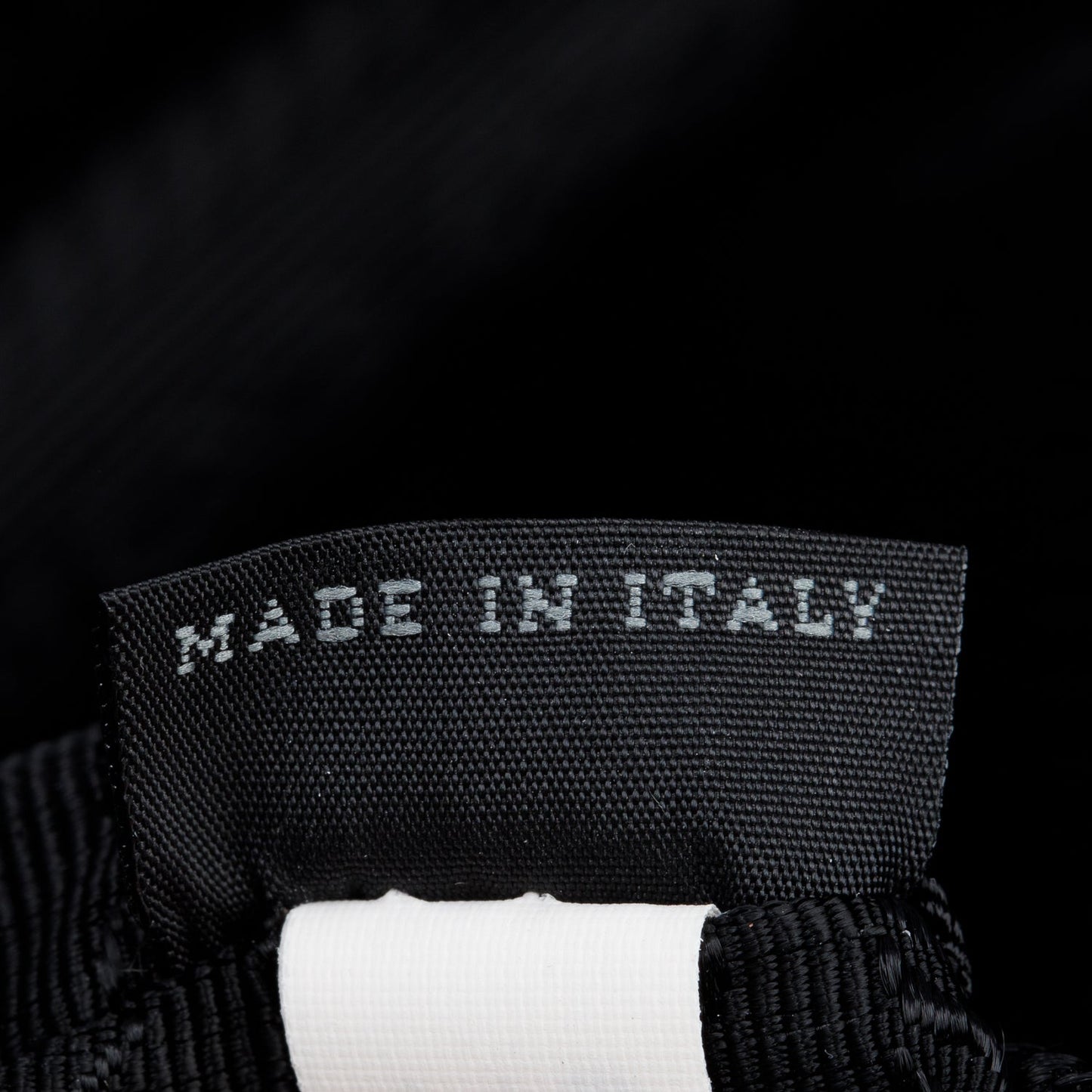 Prada Black Leather-Trimmed Tessuto Gaufre Tote