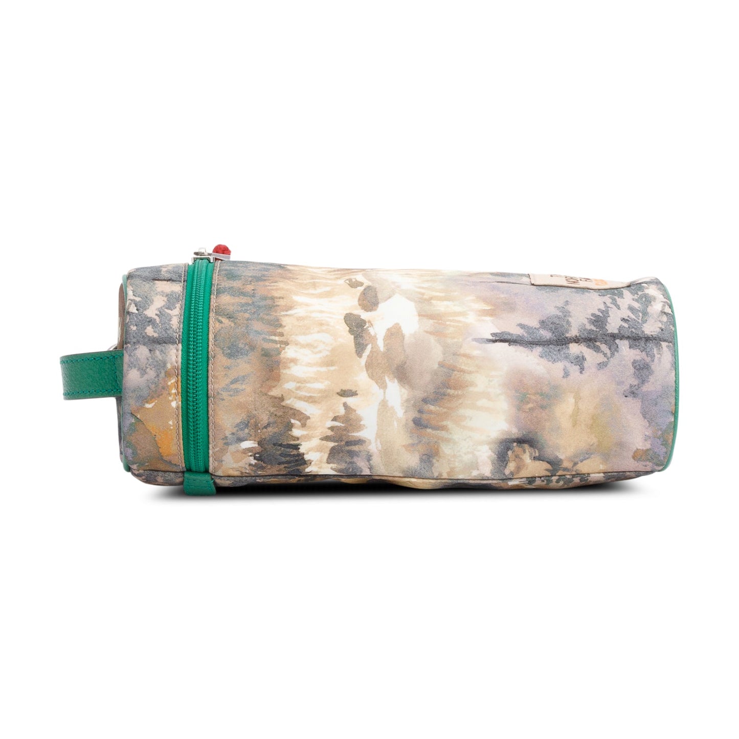 Gucci X The North Face Green/Multicolor Nylon Barrel Shoulder Bag