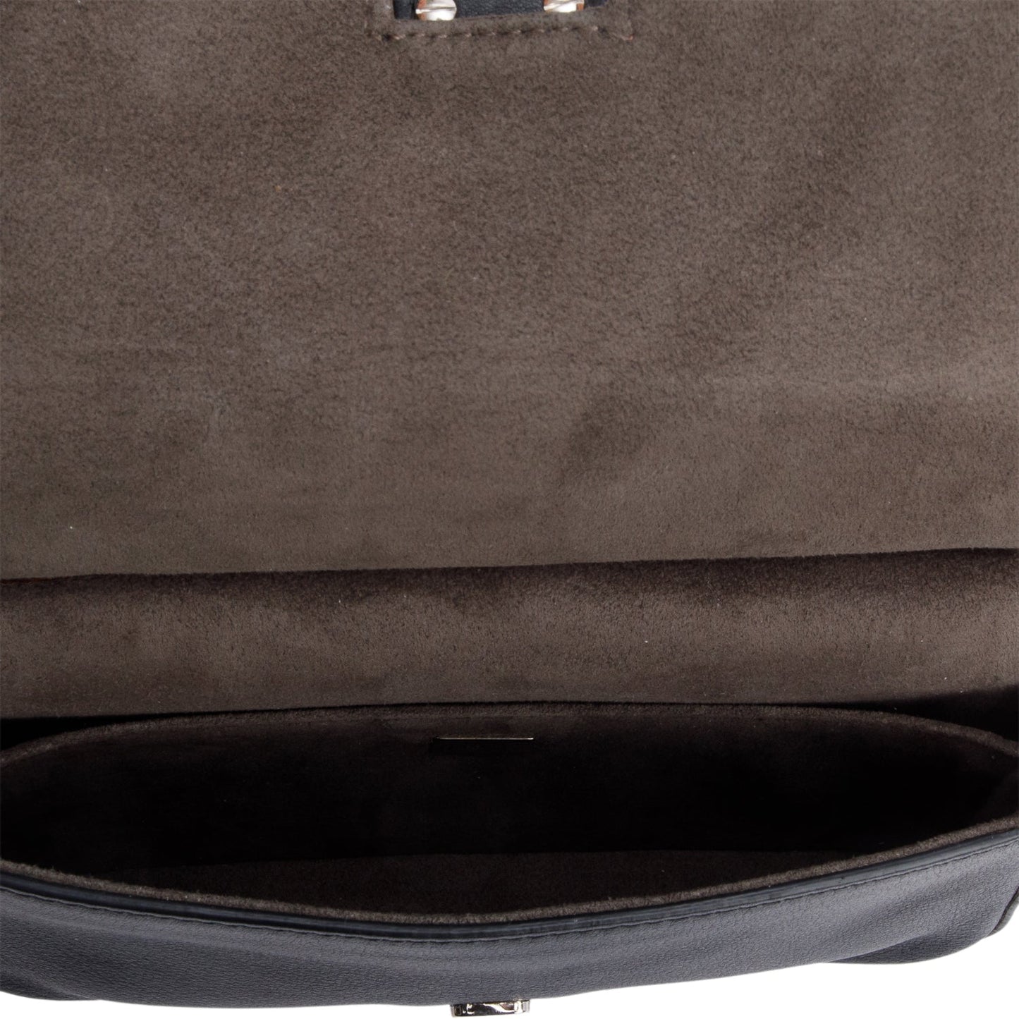 Fendi Black Multicolor Nappa Leather Hypnoteyes Double-Sided Face Chain Crossbody Bag