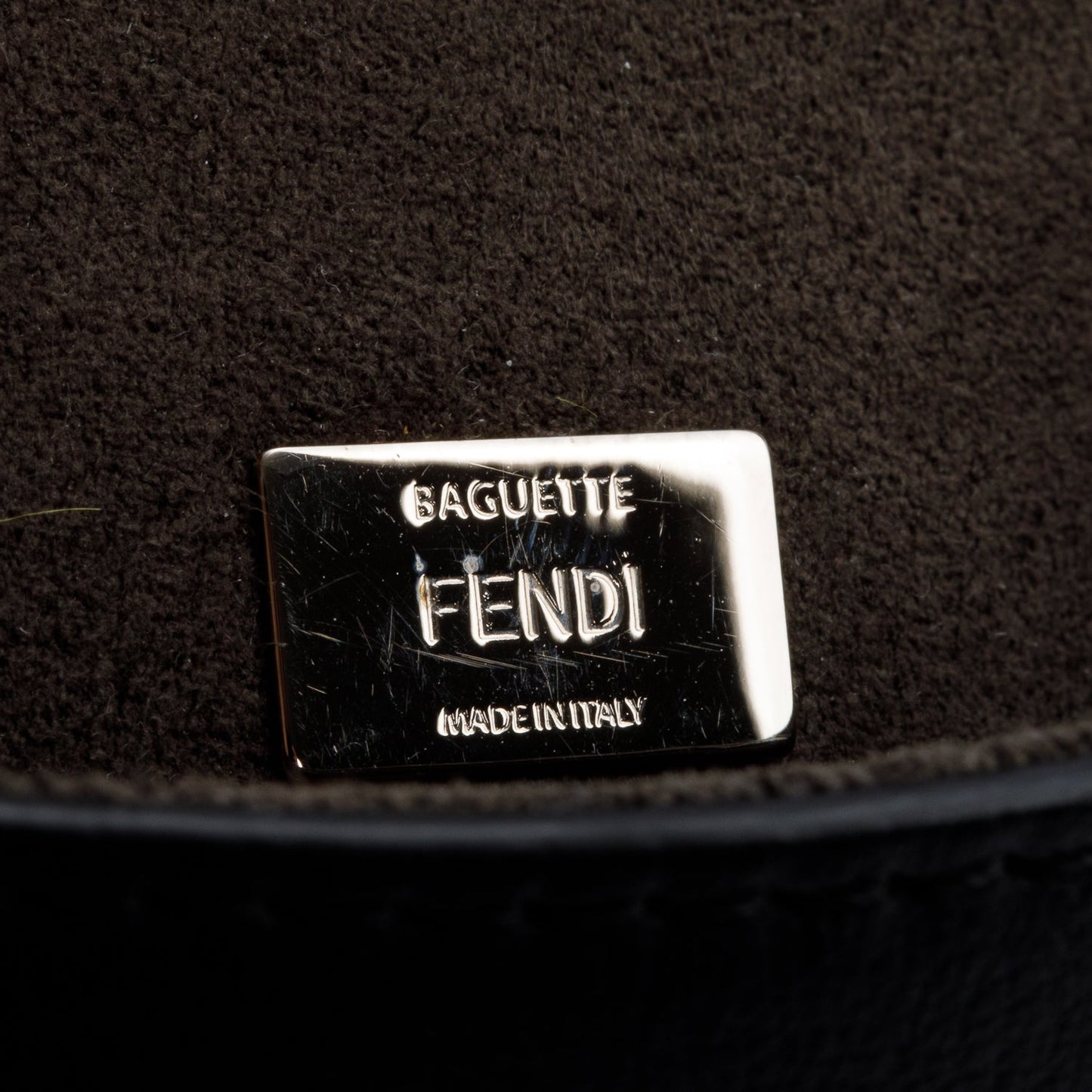 Fendi Black Multicolor Nappa Leather Hypnoteyes Double-Sided Face Chain Crossbody Bag