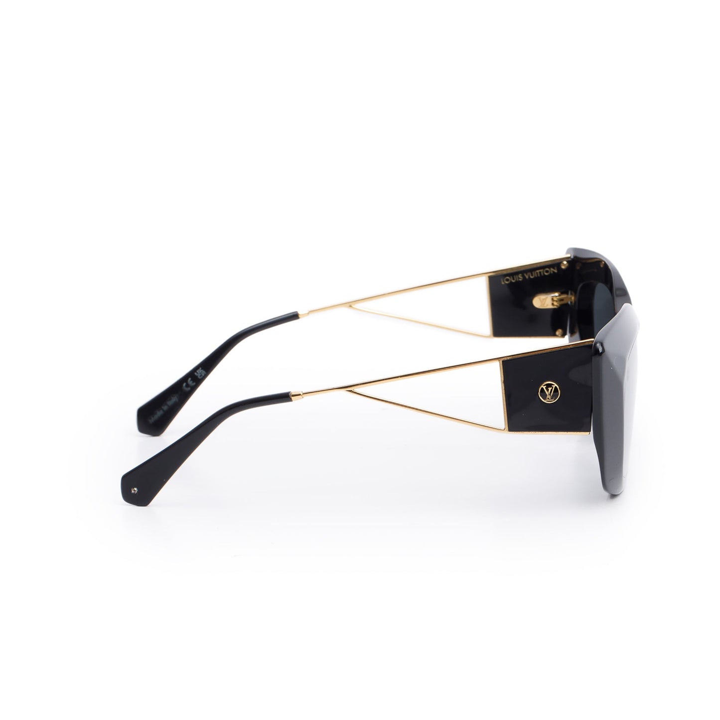 Louis Vuitton 2022 Z1220W Black Acetate Metal Arizona Dream Cat-Eye Sunglasses