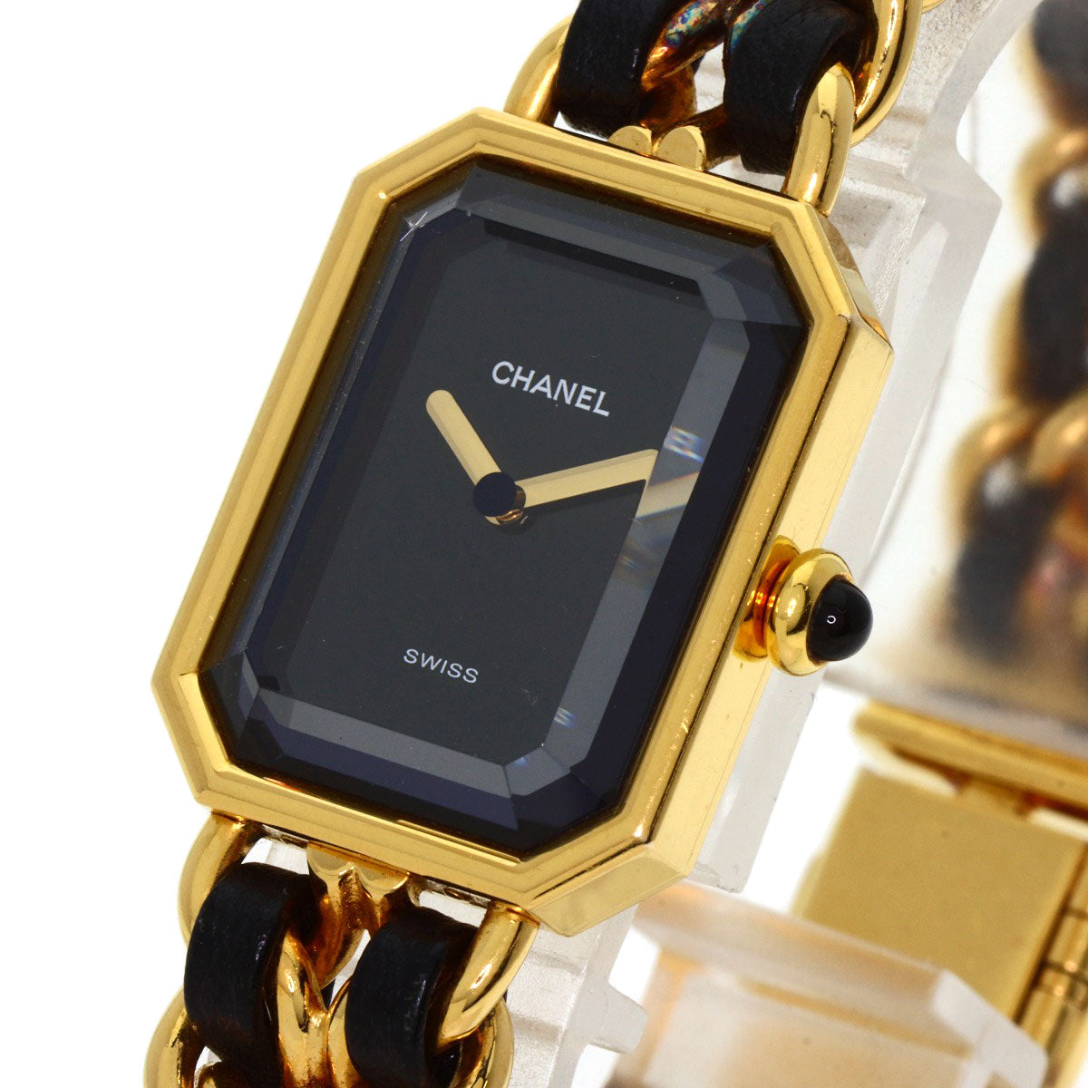 CHANEL Watches Quartz H0001 Gold Plated gold Premiere black dial