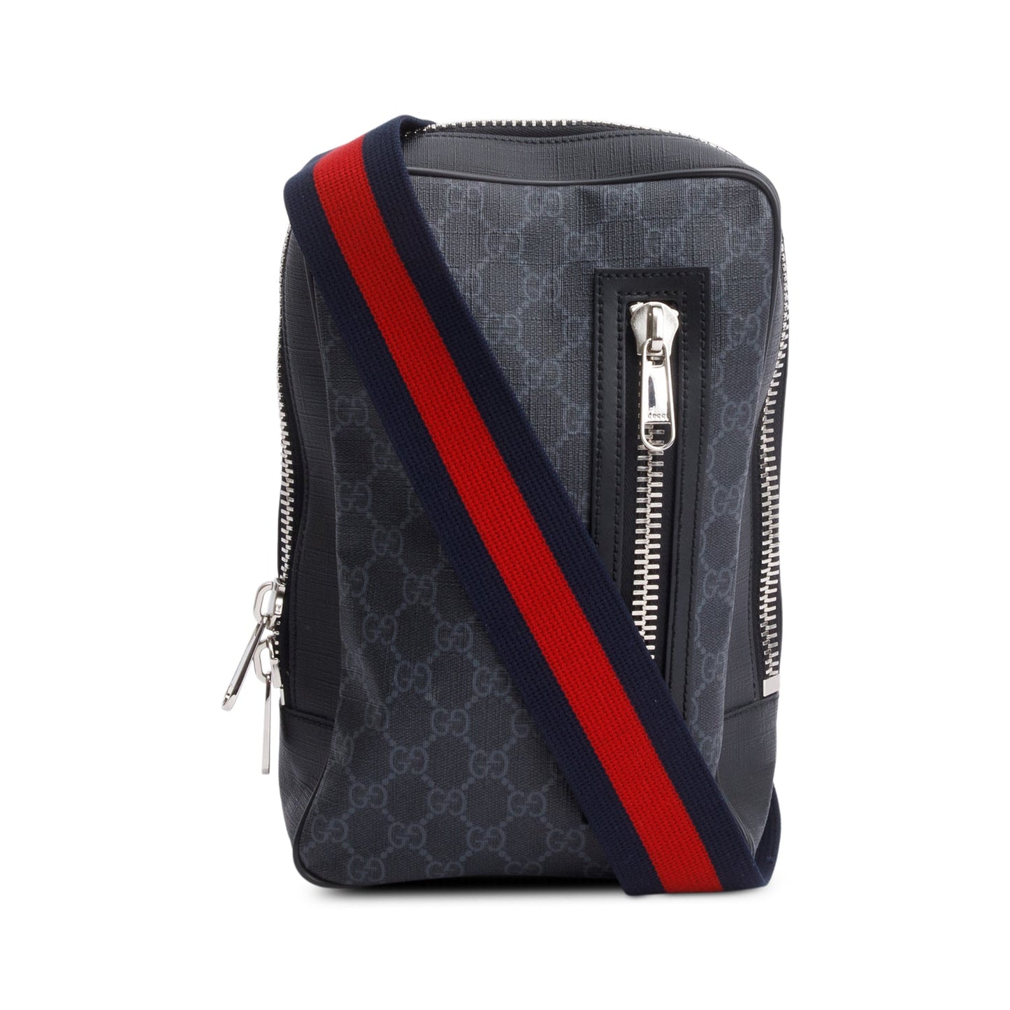 Gucci Black GG Supreme Sling Backpack