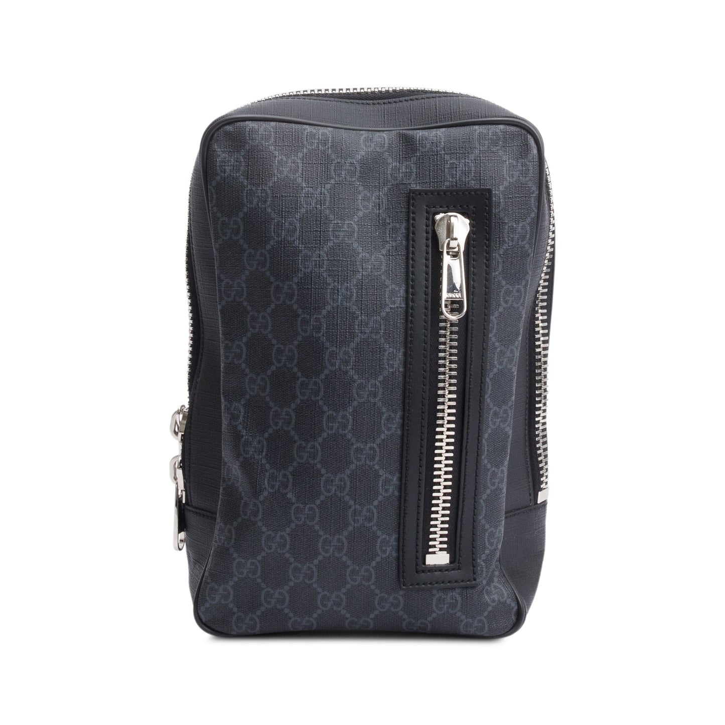 Gucci Black GG Supreme Sling Backpack