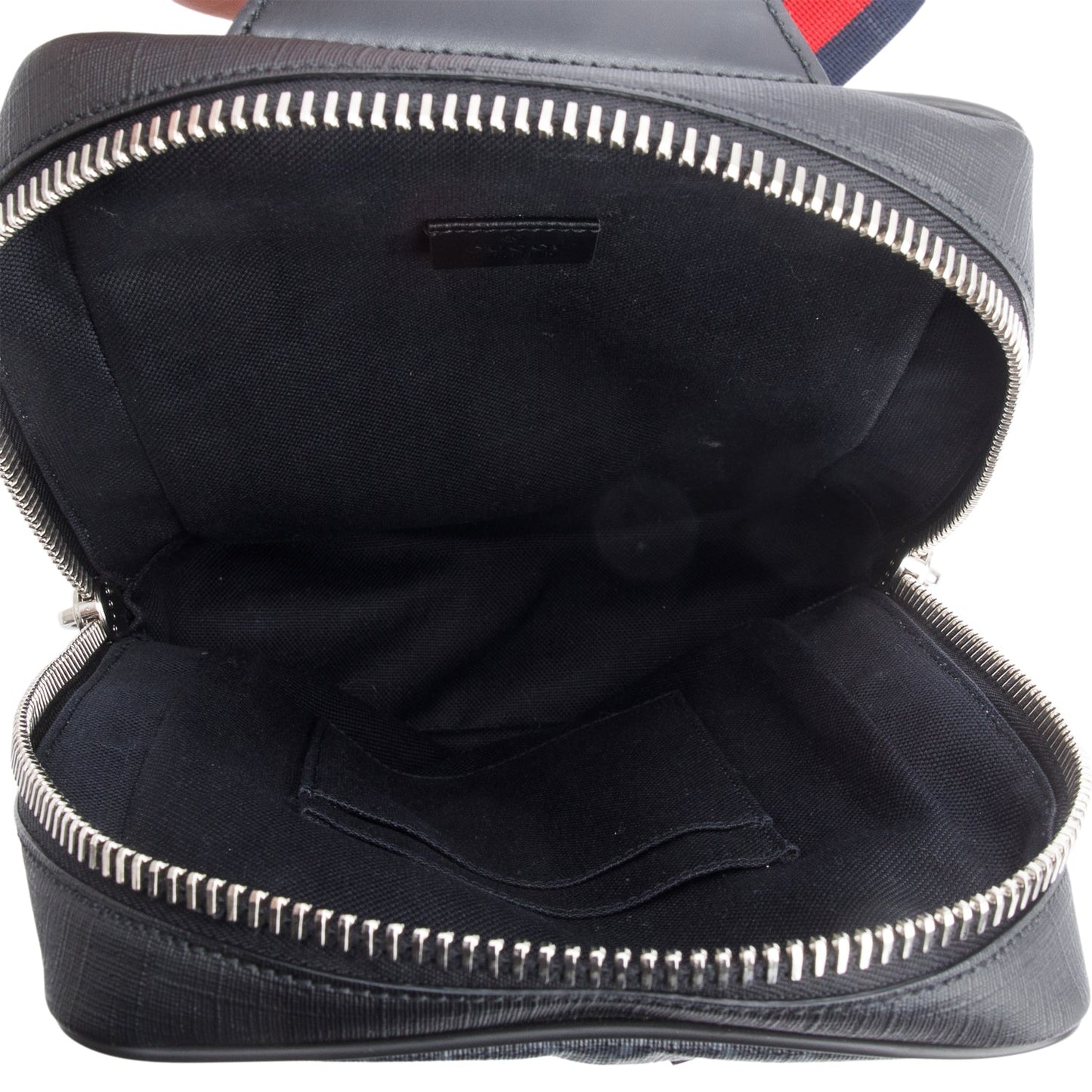 Gucci Black GG Supreme Sling Backpack