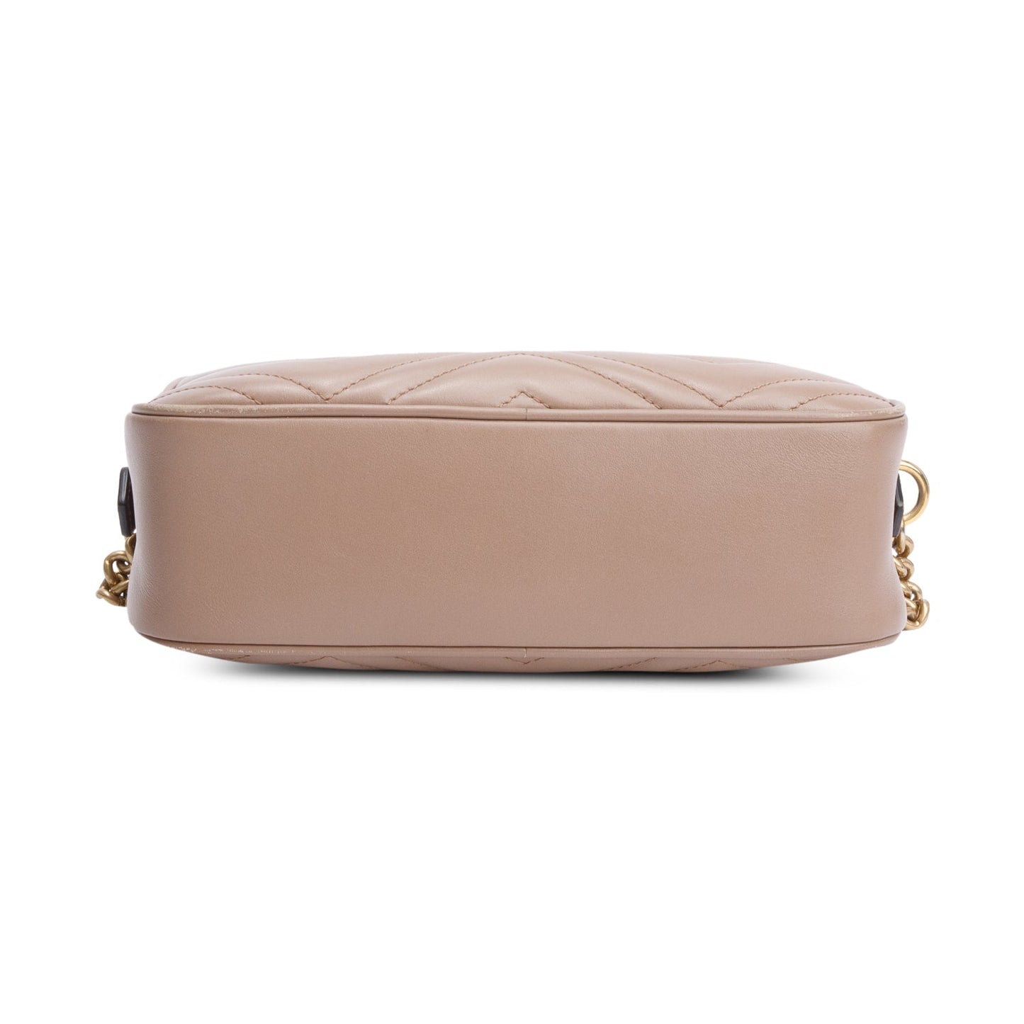 Gucci Beige GG Marmont Matelasse Small Camera Bag