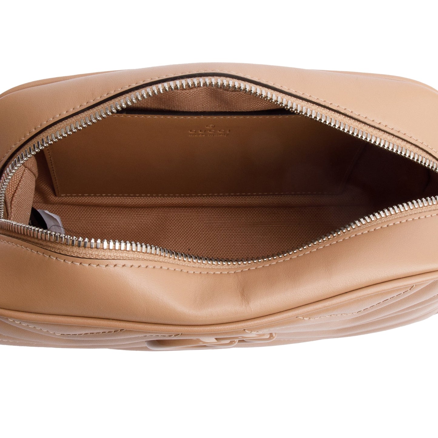 Gucci Beige GG Marmont Matelasse Small Camera Bag
