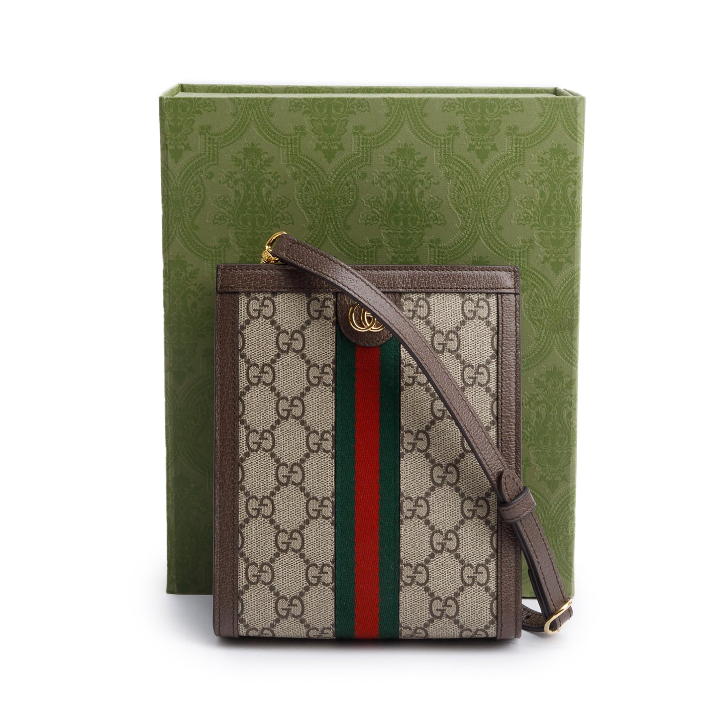 Gucci GG Supreme Web Ophidia GG Super MIni Tote