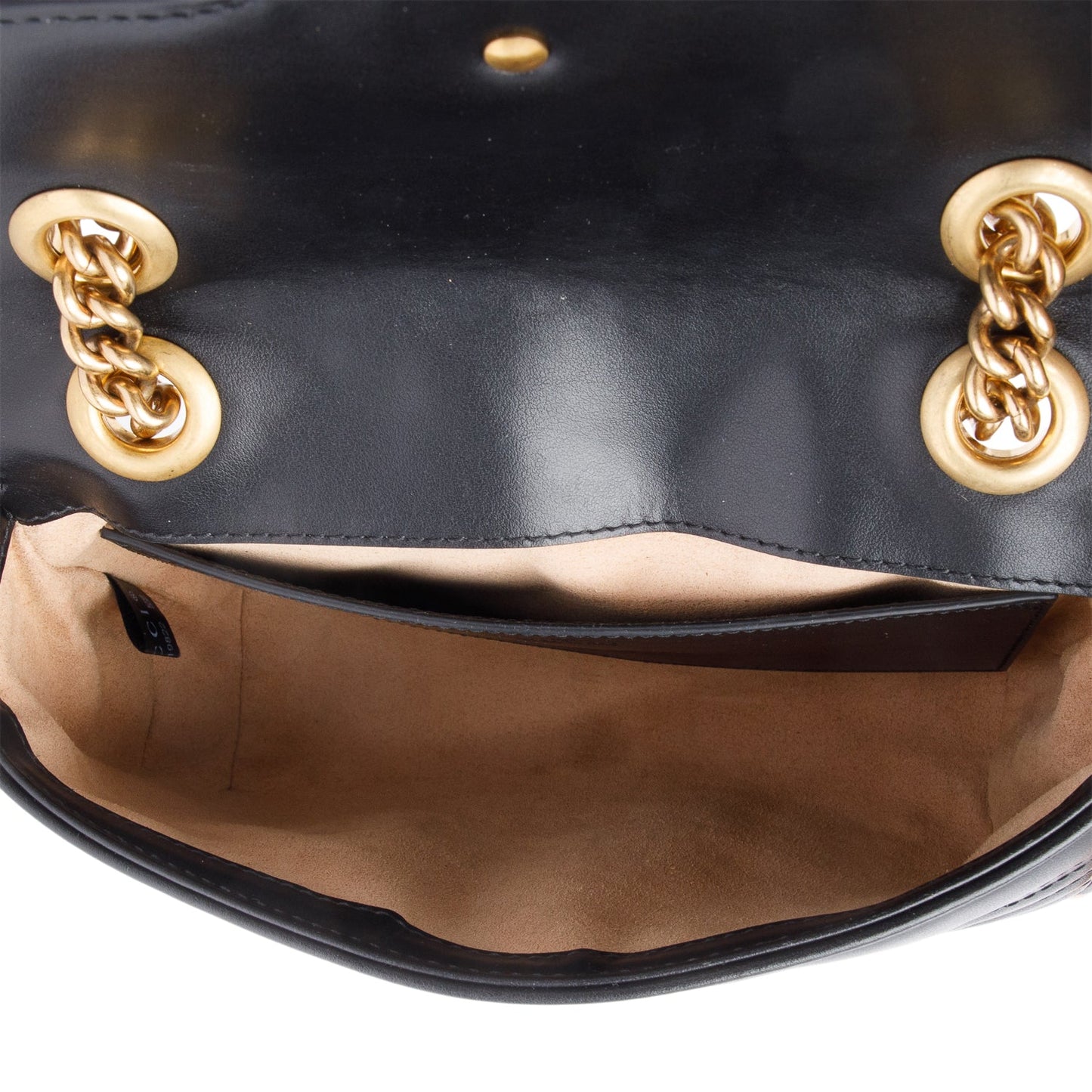 Gucci Black GG Marmont Matelasse Mini Shoulder Bag