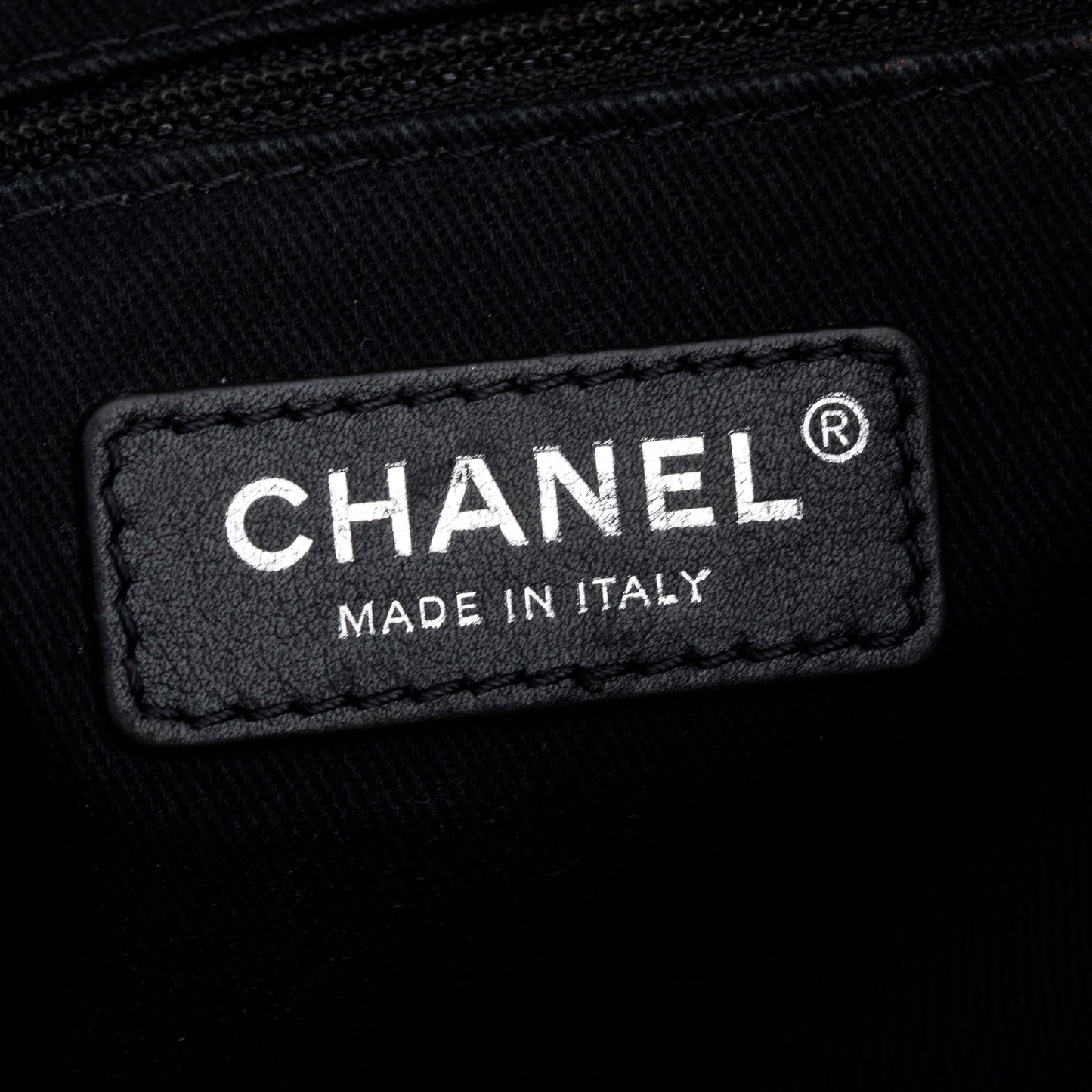 Chanel 2022 Navy Mixed Fibers Small Deauville Tote
