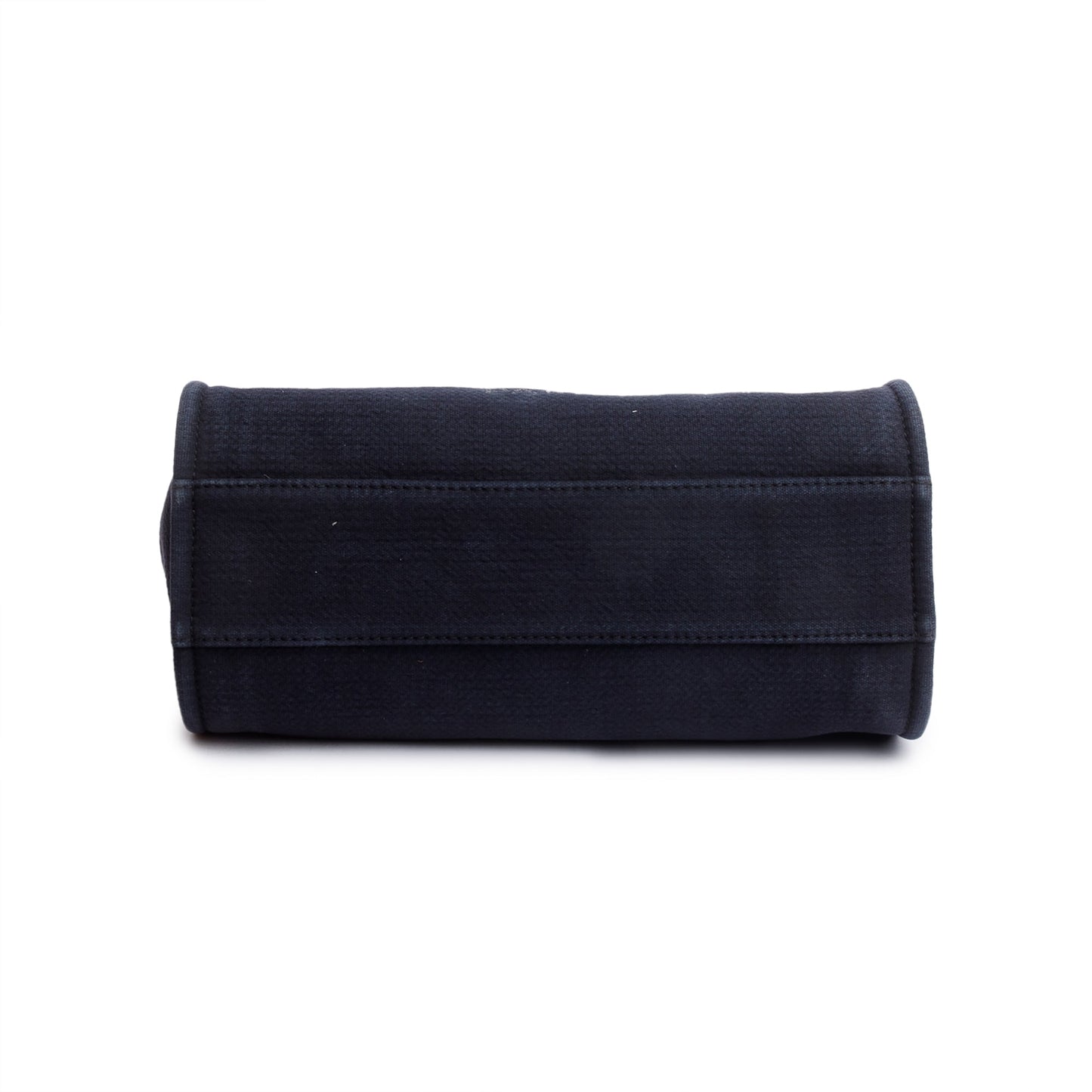 Chanel 2022 Navy Mixed Fibers Small Deauville Tote