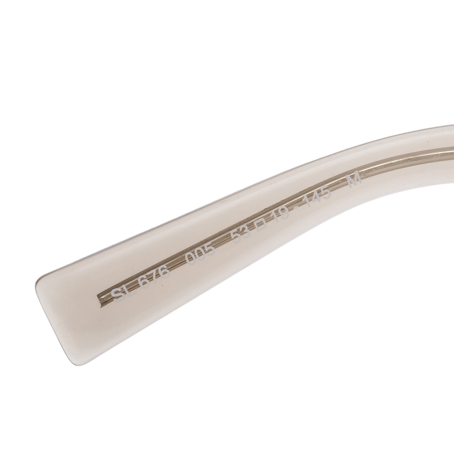 Saint Laurent SL 676 Grey Transparent Acetate Cat Eye Sunglasses