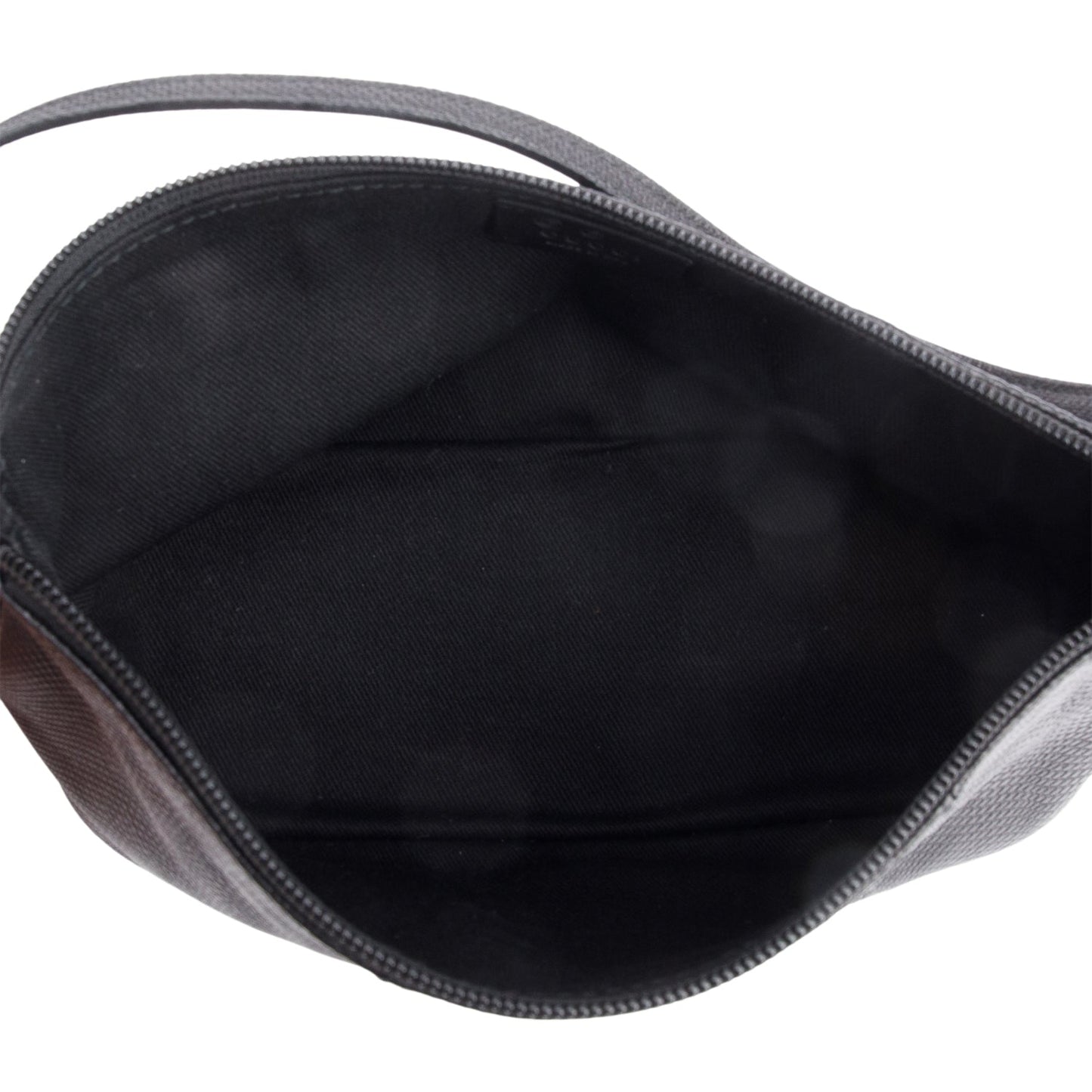 Gucci Black Lizard Embossed Leather Boat Pochette