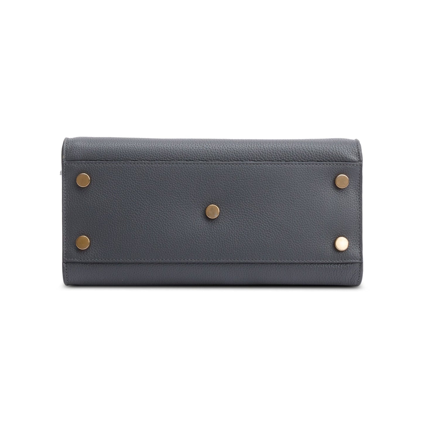 Saint Laurent 2022 Grey Grained Leather Baby Sac De Jour