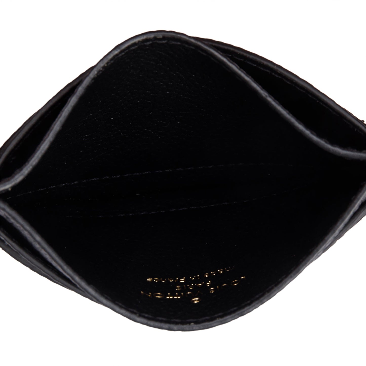 Louis Vuitton Black Monogram Empreinte LV Charms Card Holder