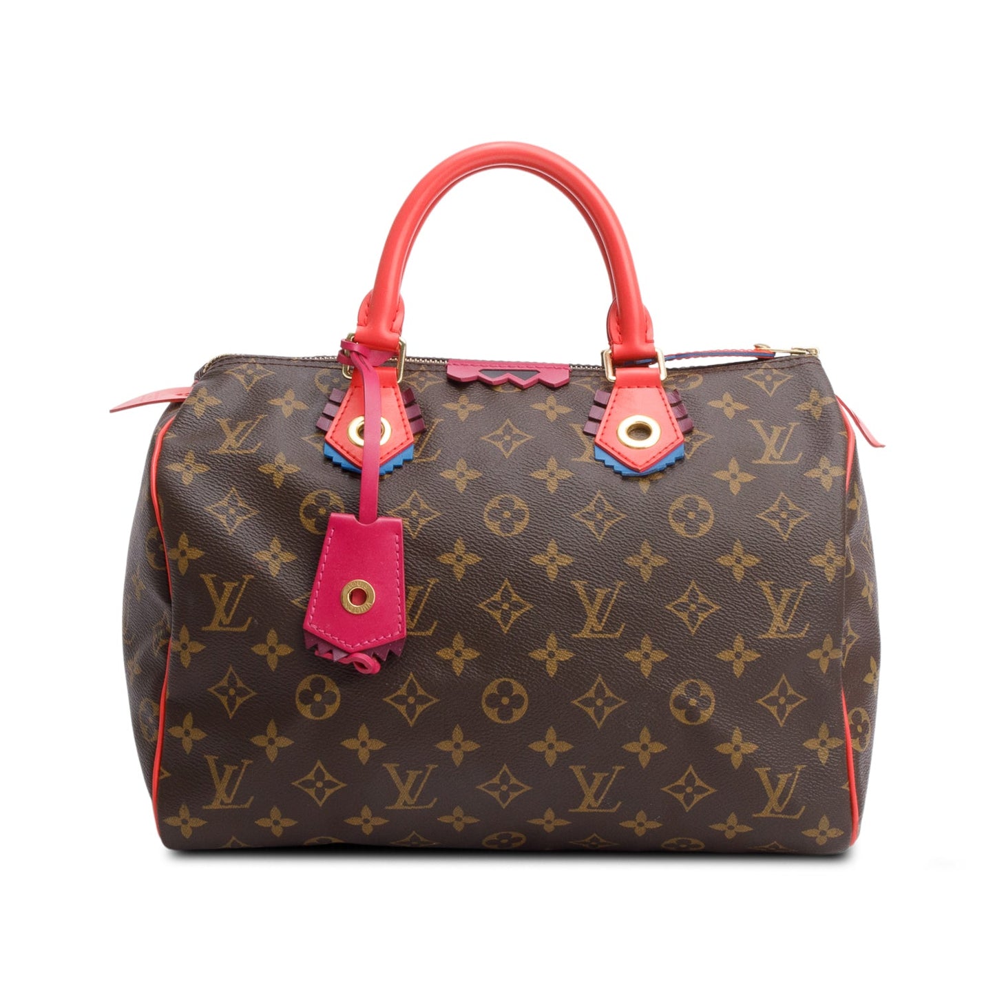 Louis Vuitton Limited Edition Monogram Totem Speedy 30 Flamingo