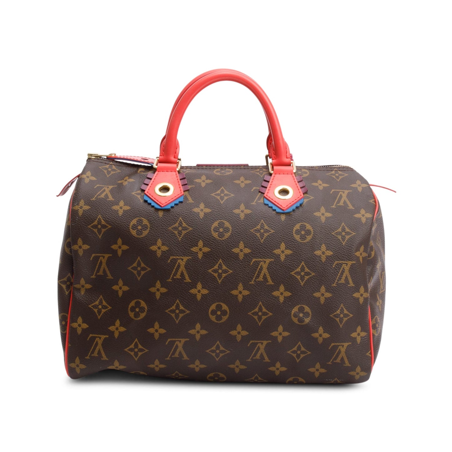 Louis Vuitton Limited Edition Monogram Totem Speedy 30 Flamingo