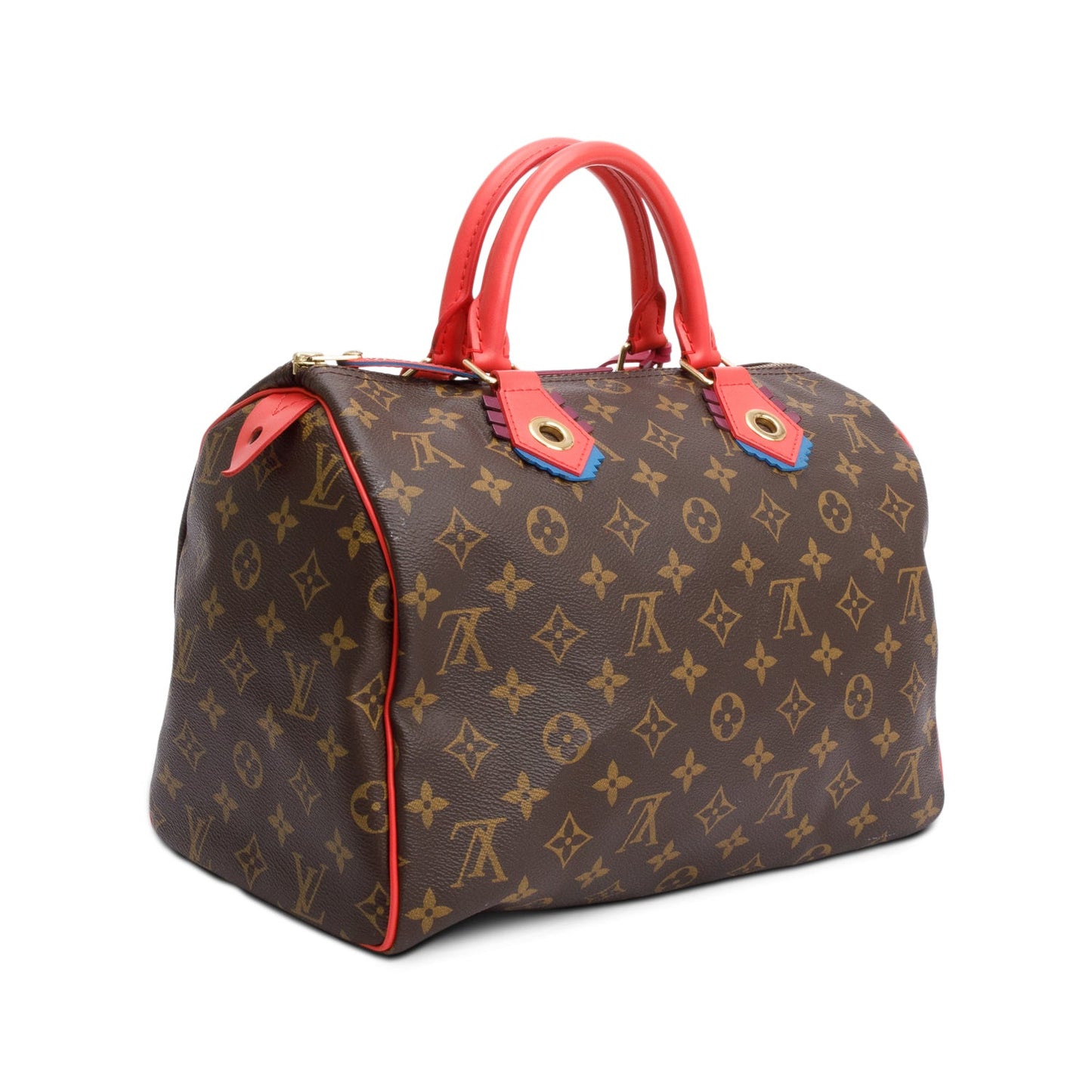 Louis Vuitton Limited Edition Monogram Totem Speedy 30 Flamingo