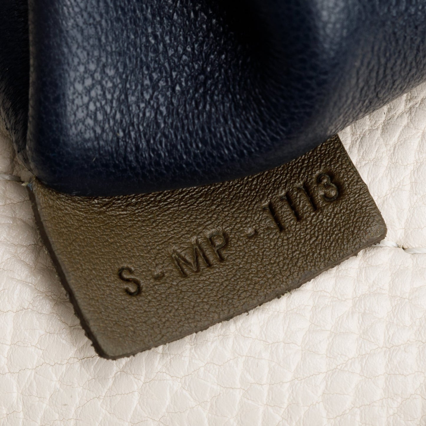 Celine Tricolor Calfskin Leather and Suede Medium Trapeze Bag
