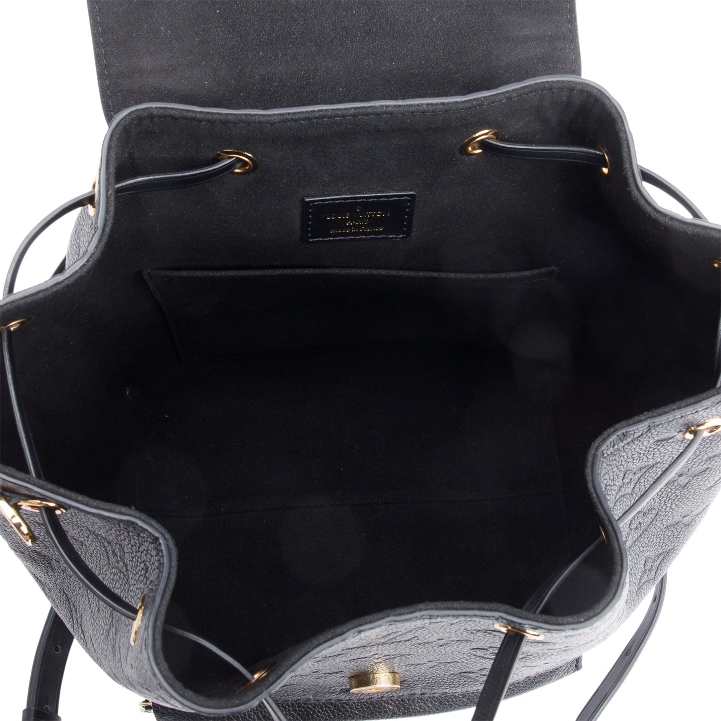 Louis Vuitton Black Monogram Empreinte Montsouris Backpack