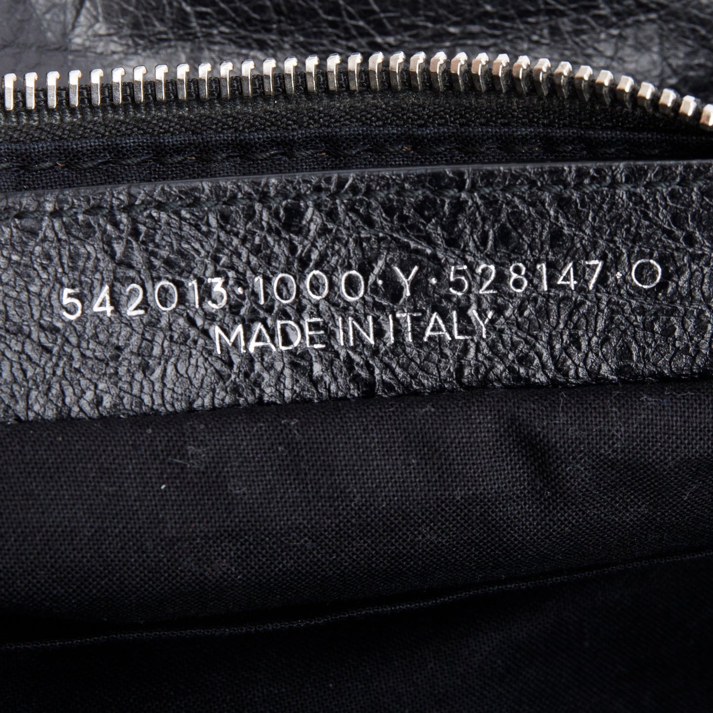 Balenciaga Black Arena Leather Classic Motocross Neo Lift Hip Bag