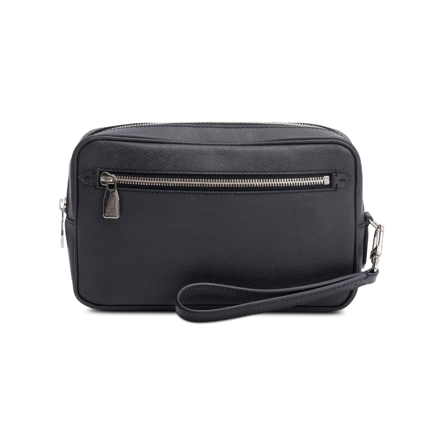 Louis Vuitton Black Taiga Leather Pochette Kasai