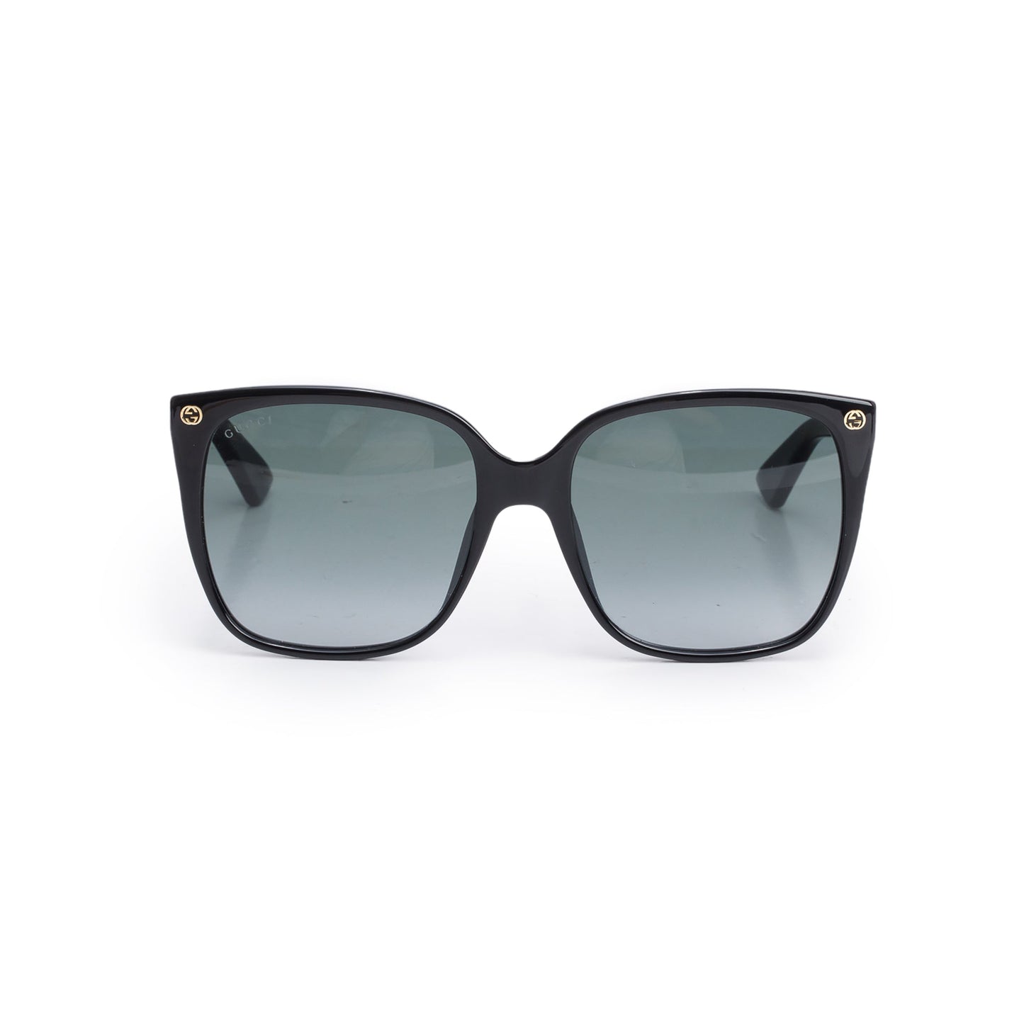 Gucci GG0022S Black Acetate Square Sunglasses