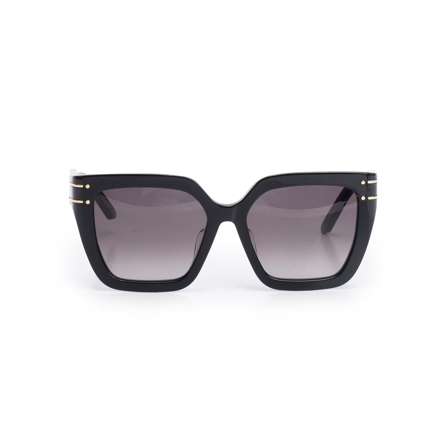 Christian Dior Black Acetate DiorSignature S10F Square Sunglasses