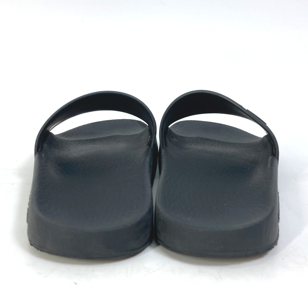GUCCI Sandals 525140 rubber black Beach sandal logo slide Women 37