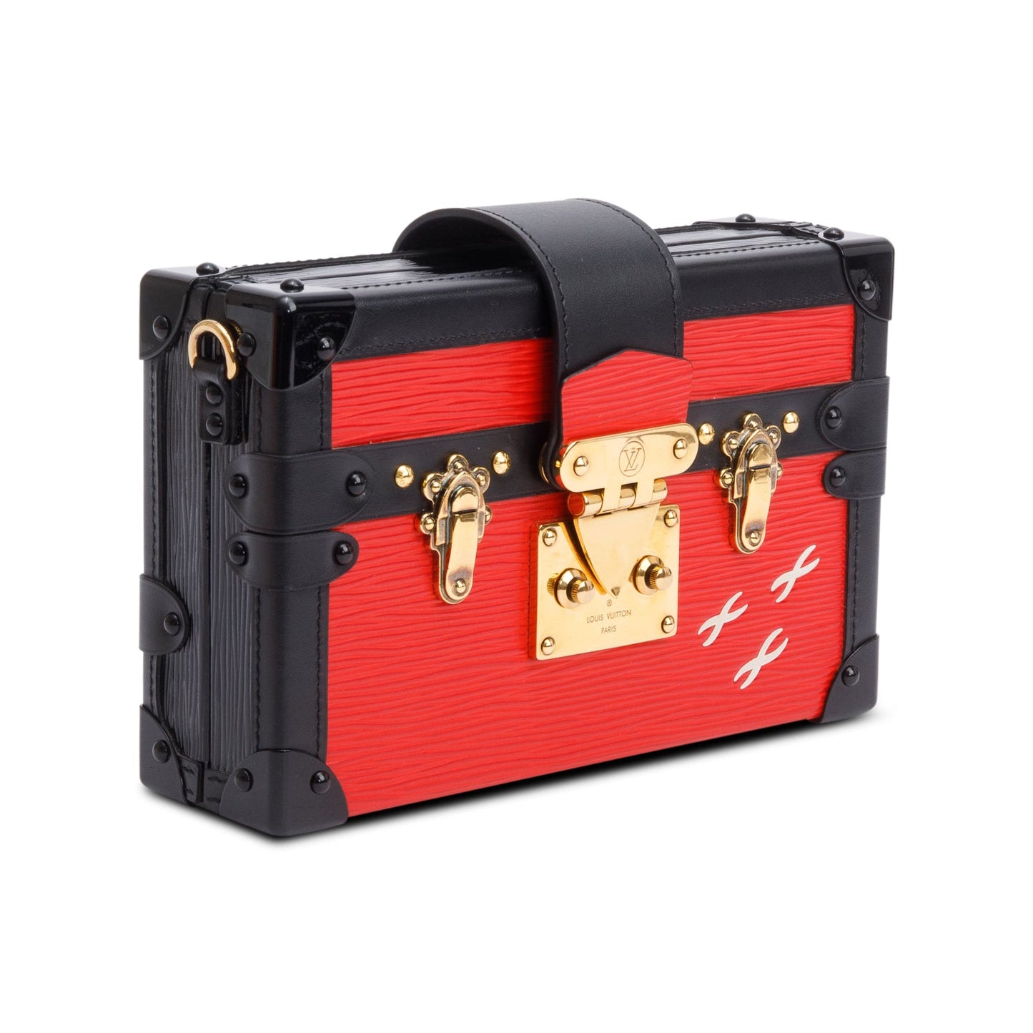 Louis Vuitton Red Epi Leather Petite Malle