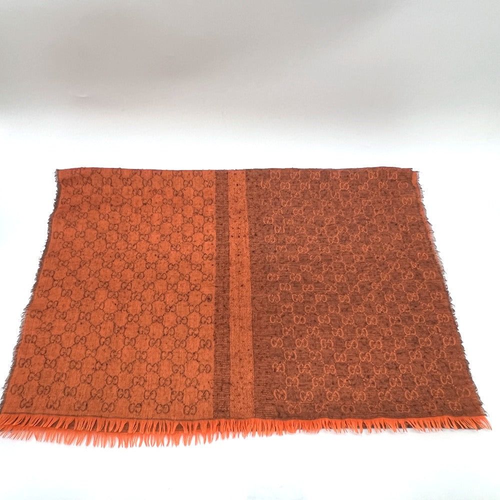 GUCCI Stall 24368 Wool / cashmere Orange GG pattern