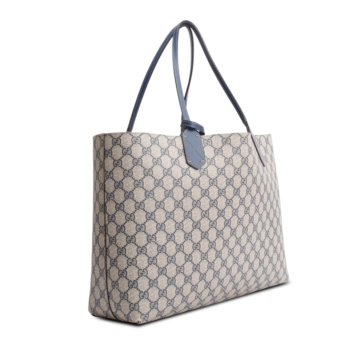 Gucci Blue GG Supreme Reversible Medium Tote