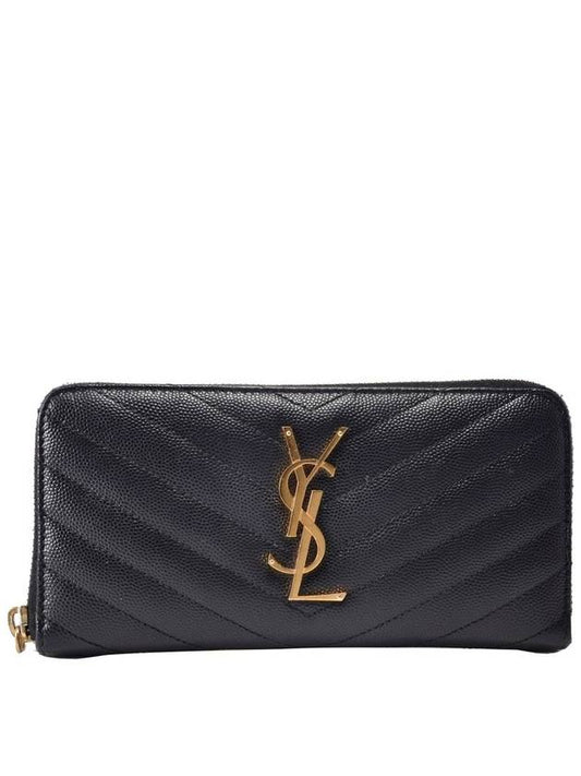 Luxury Saint Laurent Trending 2025 Women s caviar long wallet 358094