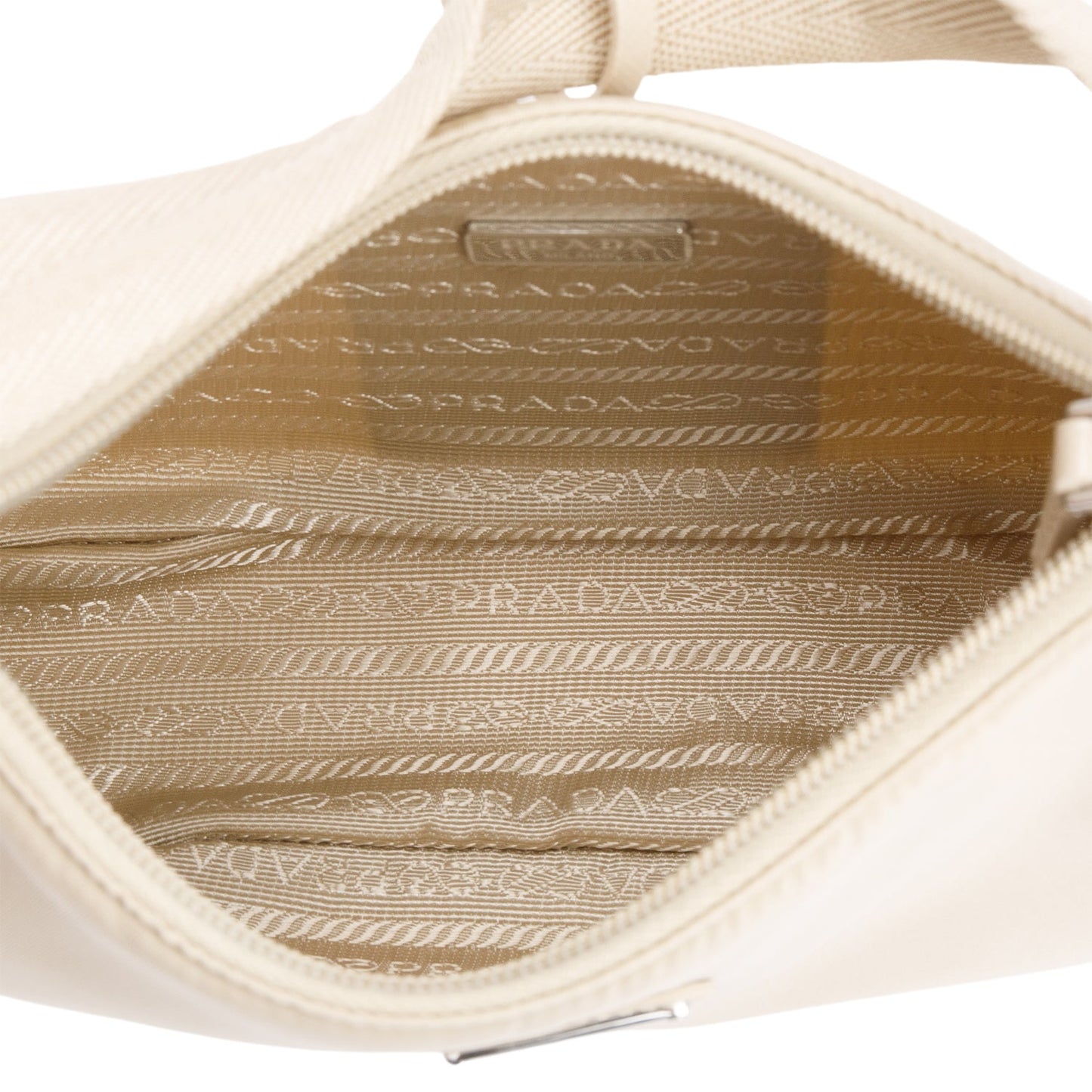Prada 2022 Beige Re-Edition 2000 Re-Nylon Mini Bag