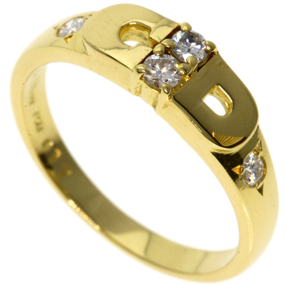 Christian Dior Ring 18K Yellow Gold gold diamond Women