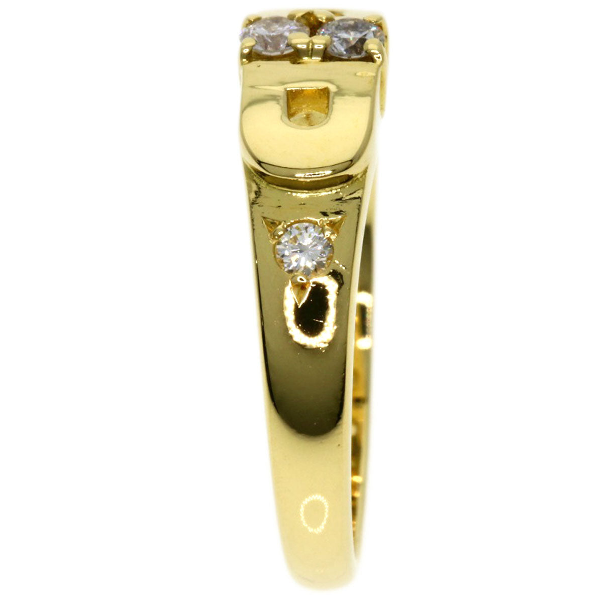 Christian Dior Ring 18K Yellow Gold gold diamond Women