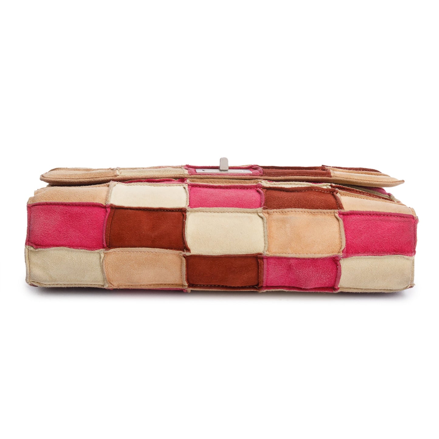 Chanel Multicolor Suede Patchwork Reissue Flap Bag