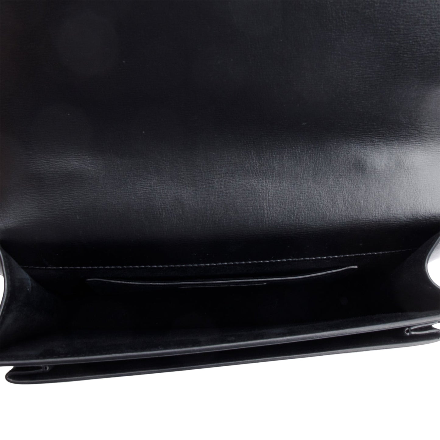 Saint Laurent Black Leather Sunset Top Handle Bag