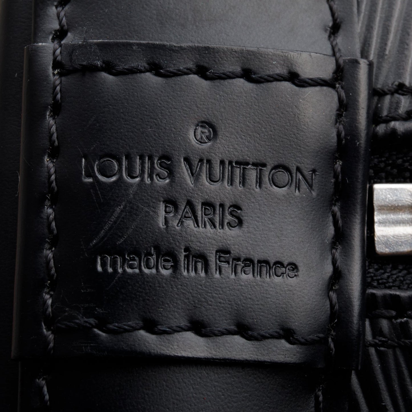 Louis Vuitton Black Epi Leather Alma PM