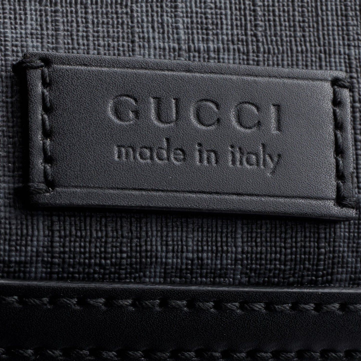 Gucci Black GG Supreme Small Messenger Bag