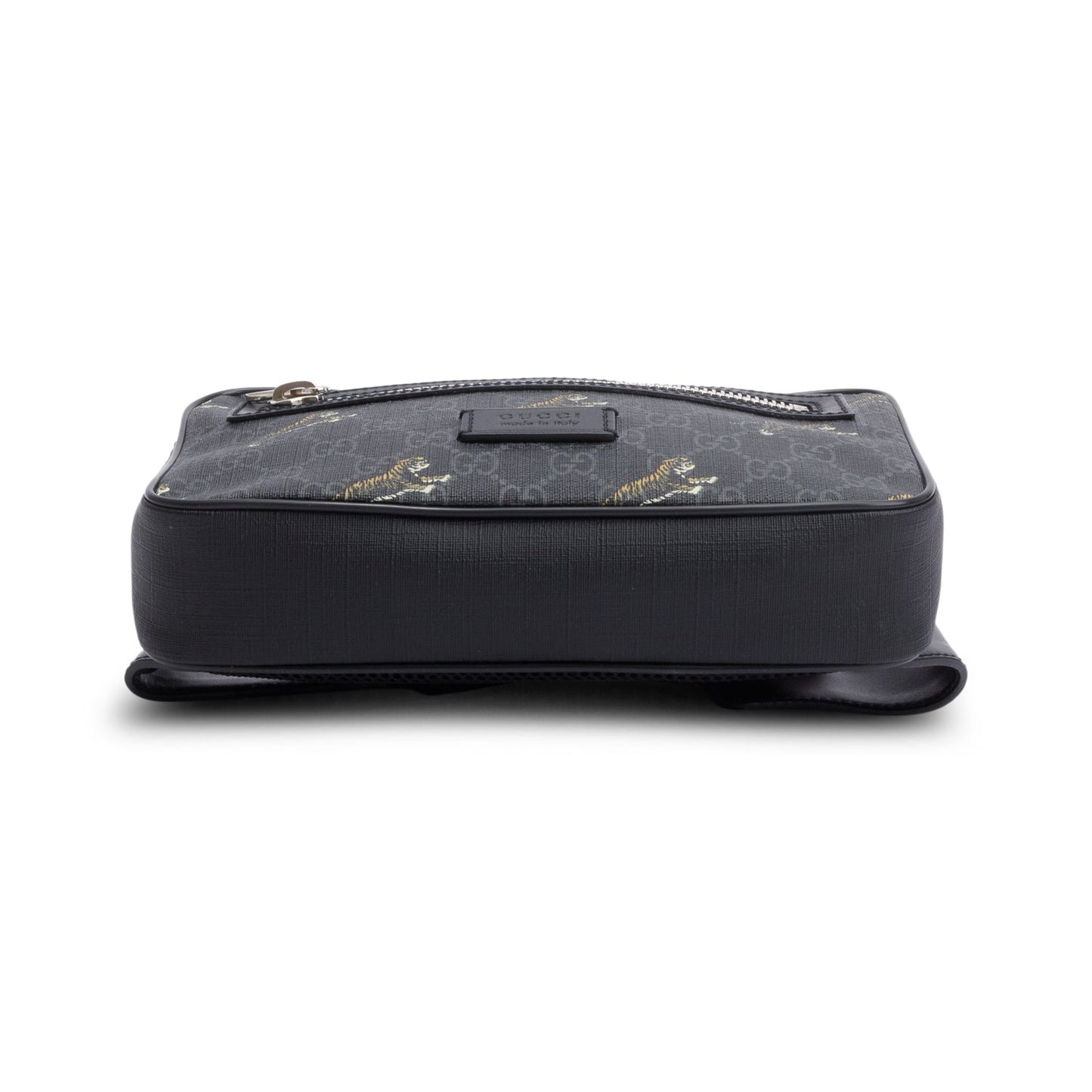 Gucci Black GG Supreme Tigers Belt Bag