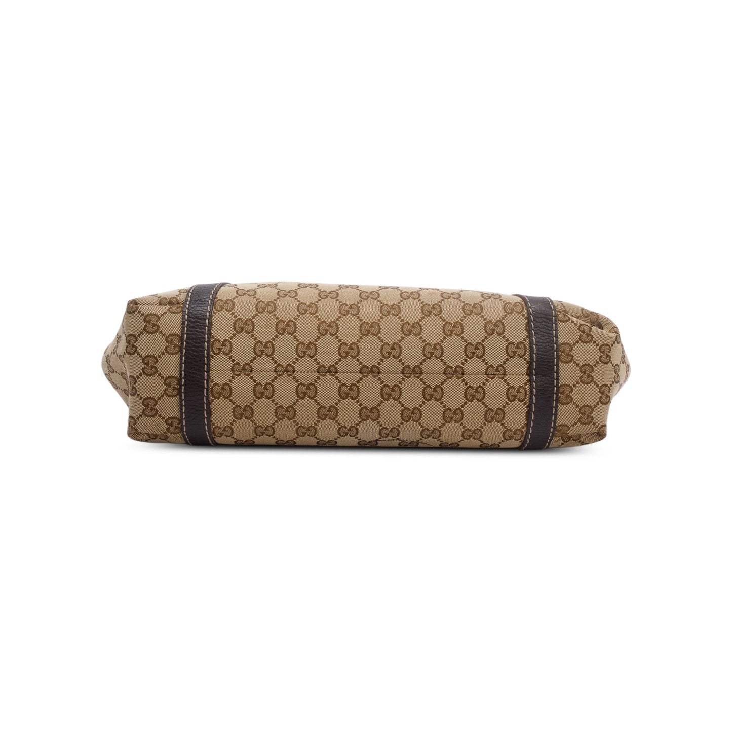 Gucci Beige GG Canvas Web Sherry Hobo Bag